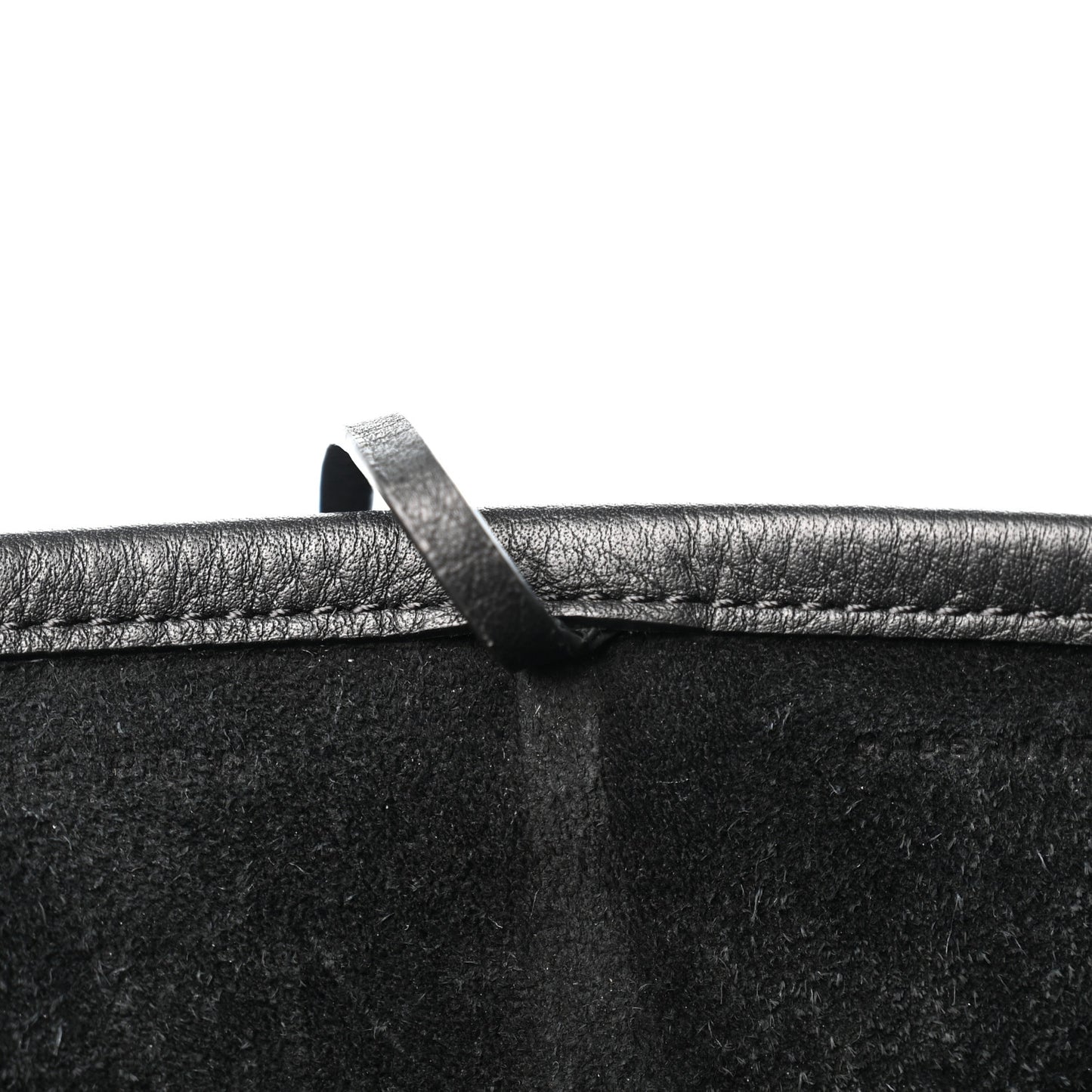 Grained Calfskin Medium N/S Park Tote Black
