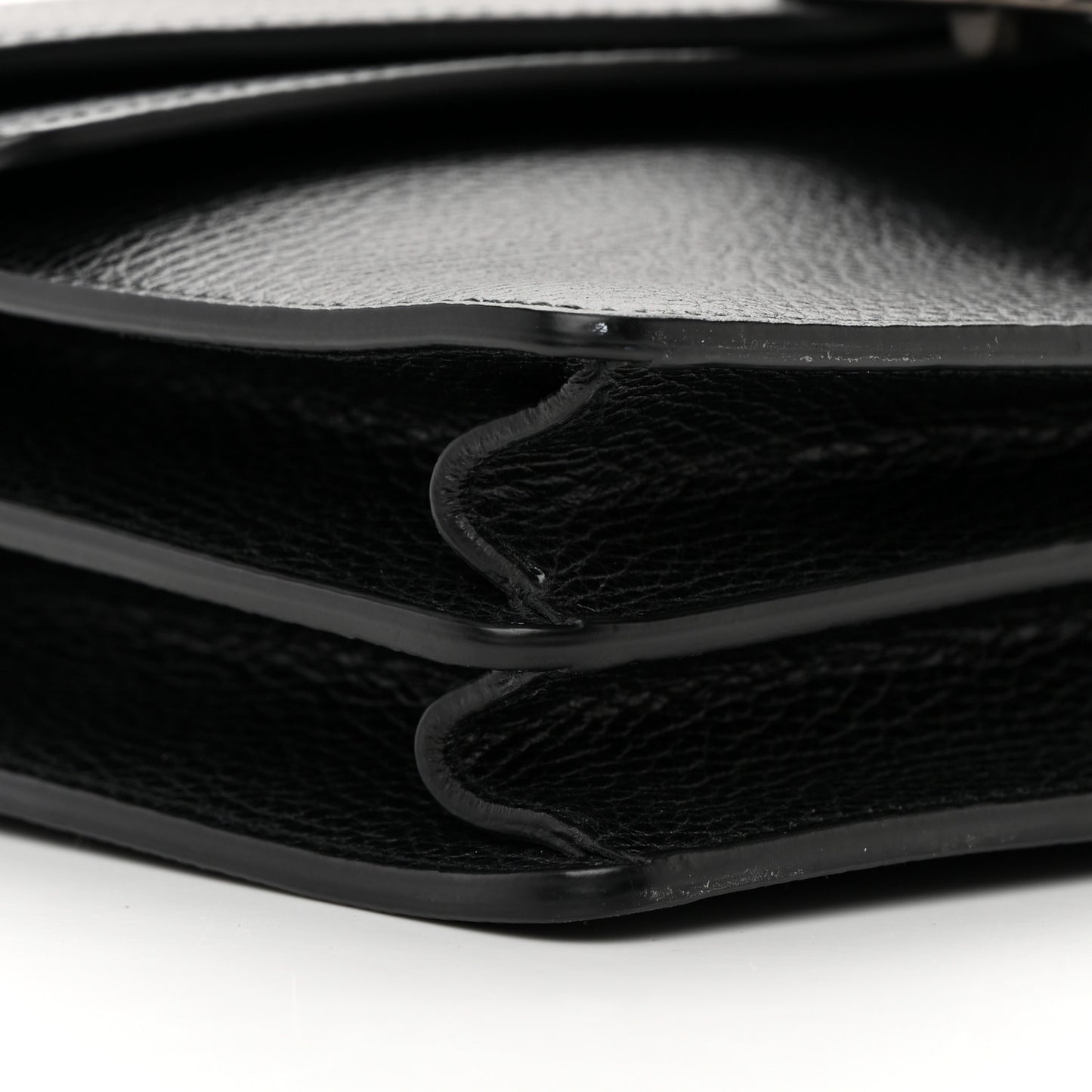 Pebbled Calfskin Small Dionysus Shoulder Bag Black