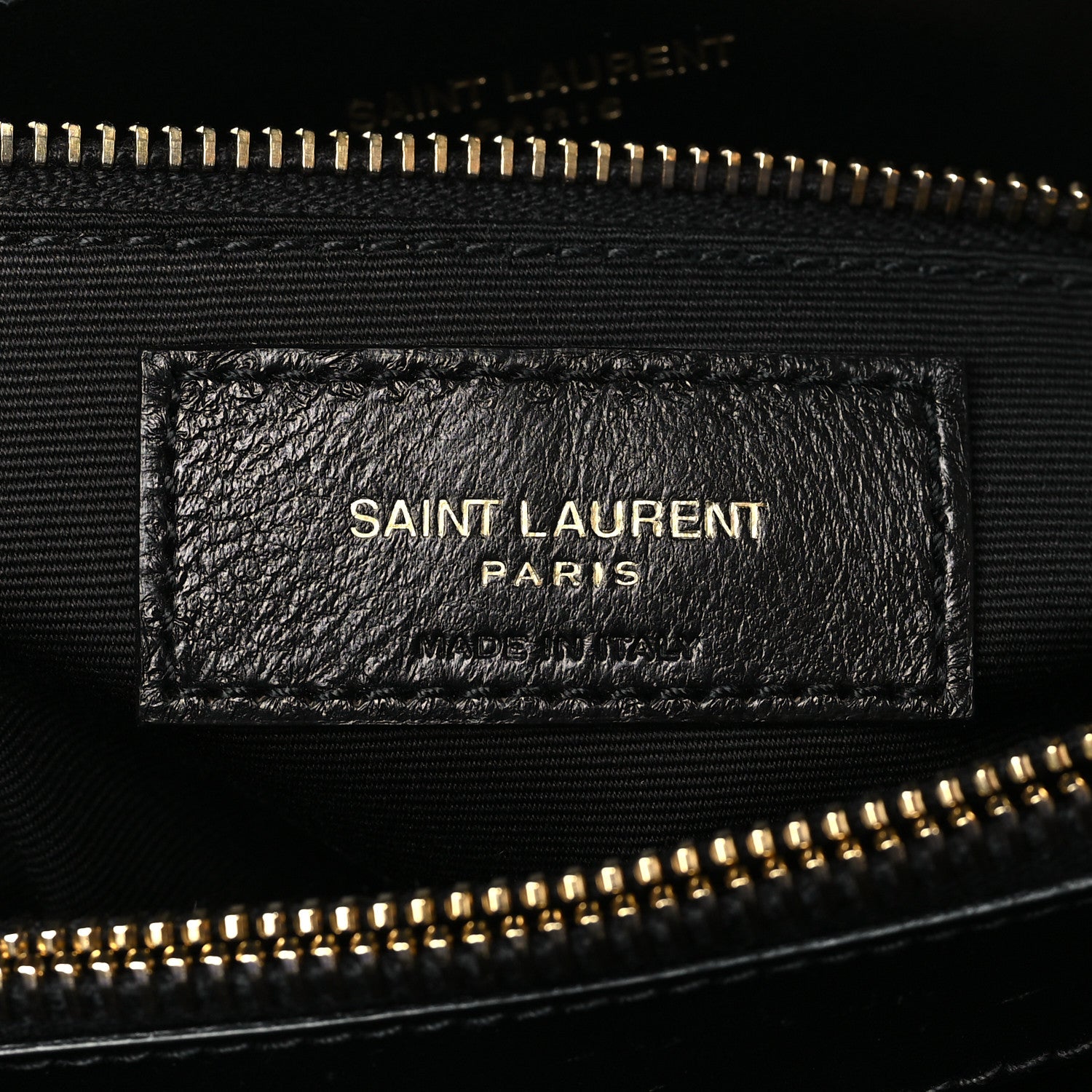 Saint Laurent Calfskin Y Quilted Monogram Medium Loulou Chain Satchel Black 6 of 10