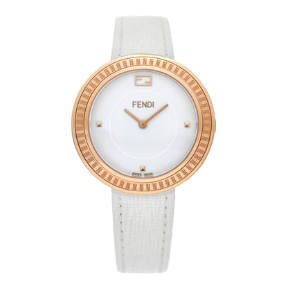 Fendi Stainless Steel Calfskin 36mm My Way Quartz Watch White 1 of 5