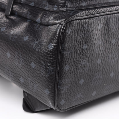 MCM Visetos Medium Stark Backpack Black 9 of 11