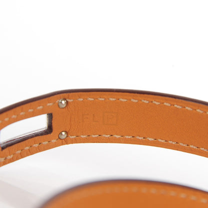 Hermes Epsom Kelly Double Tour Bracelet S Rouge Casaque 5 of 8