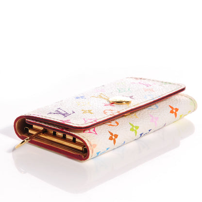 Louis Vuitton Monogram Multicolor Multicles 4 Key Holder White 4 of 8