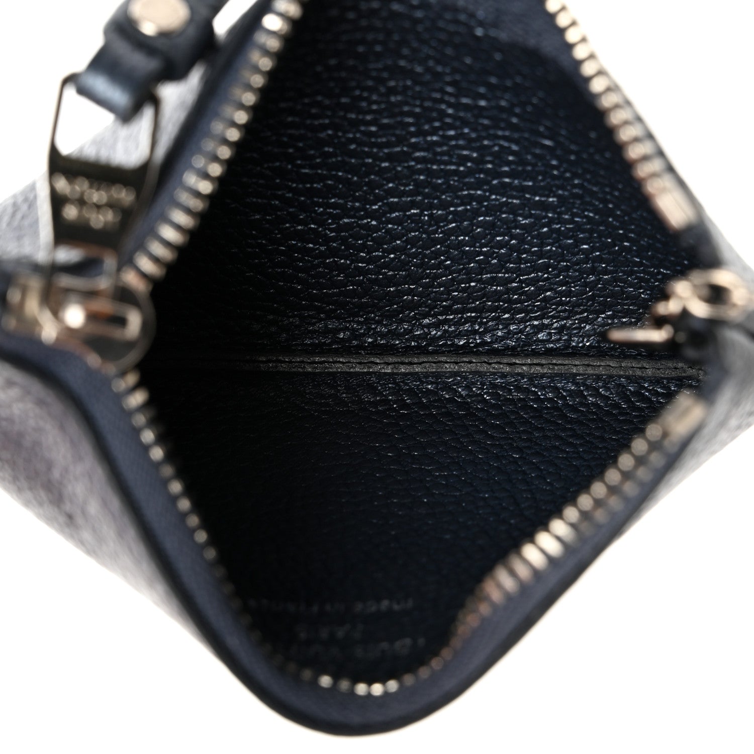 Louis Vuitton LOUIS VUITTON Metallic Empreinte Monogram Giant Key Pouch Navy Nacre 5 of 7