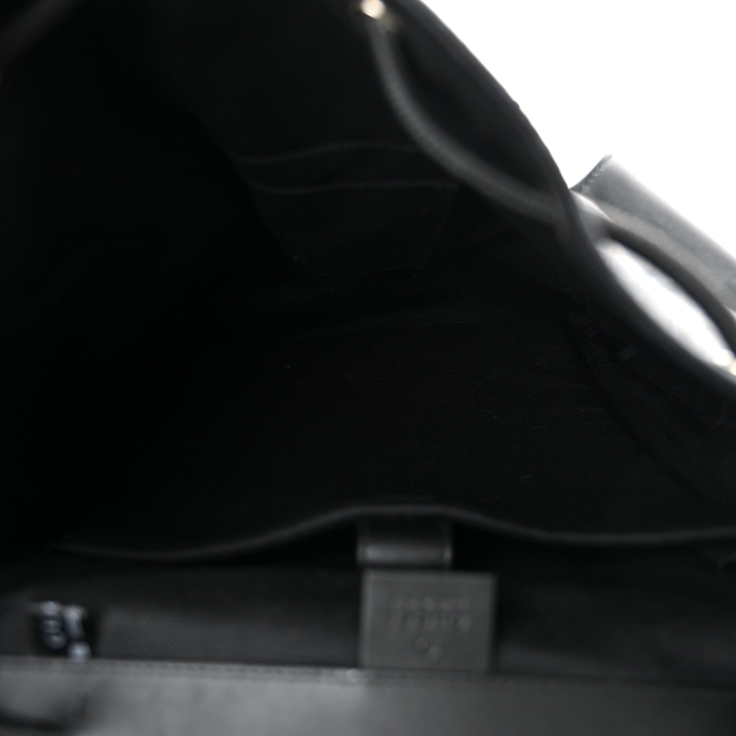 Gucci Soft GG Supreme Monogram Calfskin Web Double Buckle Backpack Black 5 of 13