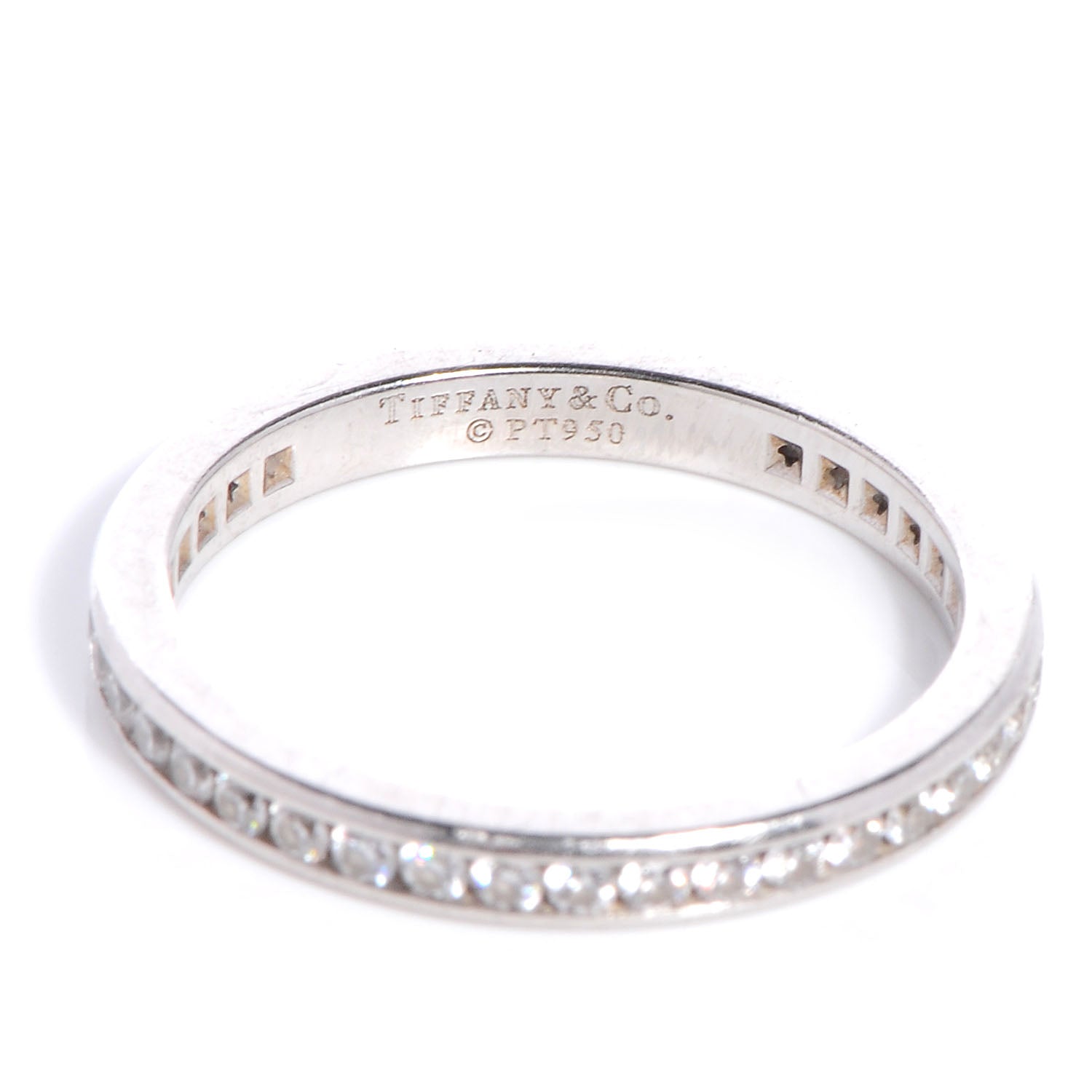 Tiffany Platinum Diamond 2mm Wedding Band 6 3 of 5