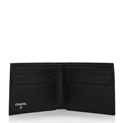 Chanel Calfskin Quilted Mens Small Pour Monsieur Wallet Black 5 of 11