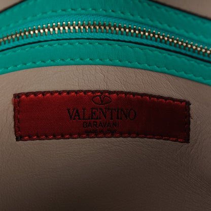 Valentino Garavani Nappa Rockstud Wristlet Clutch Opaline Green 7 of 8