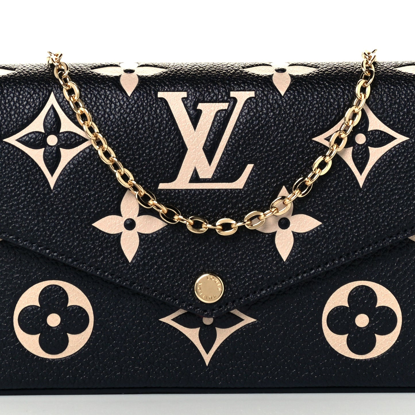 Empreinte Monogram Giant Felicie Pochette Black Beige