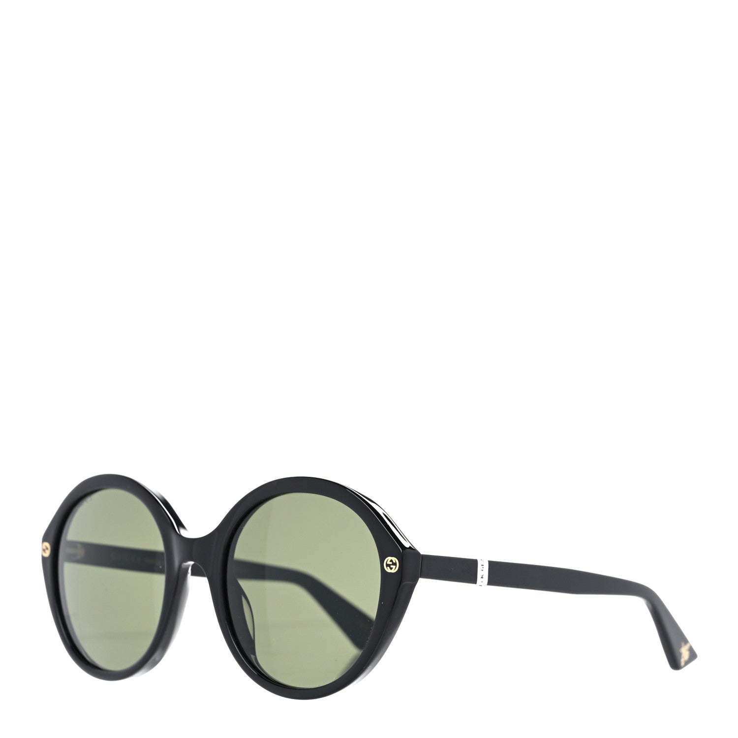 Gucci Acetate Round Sunglasses GG0023S Black 1 of 7