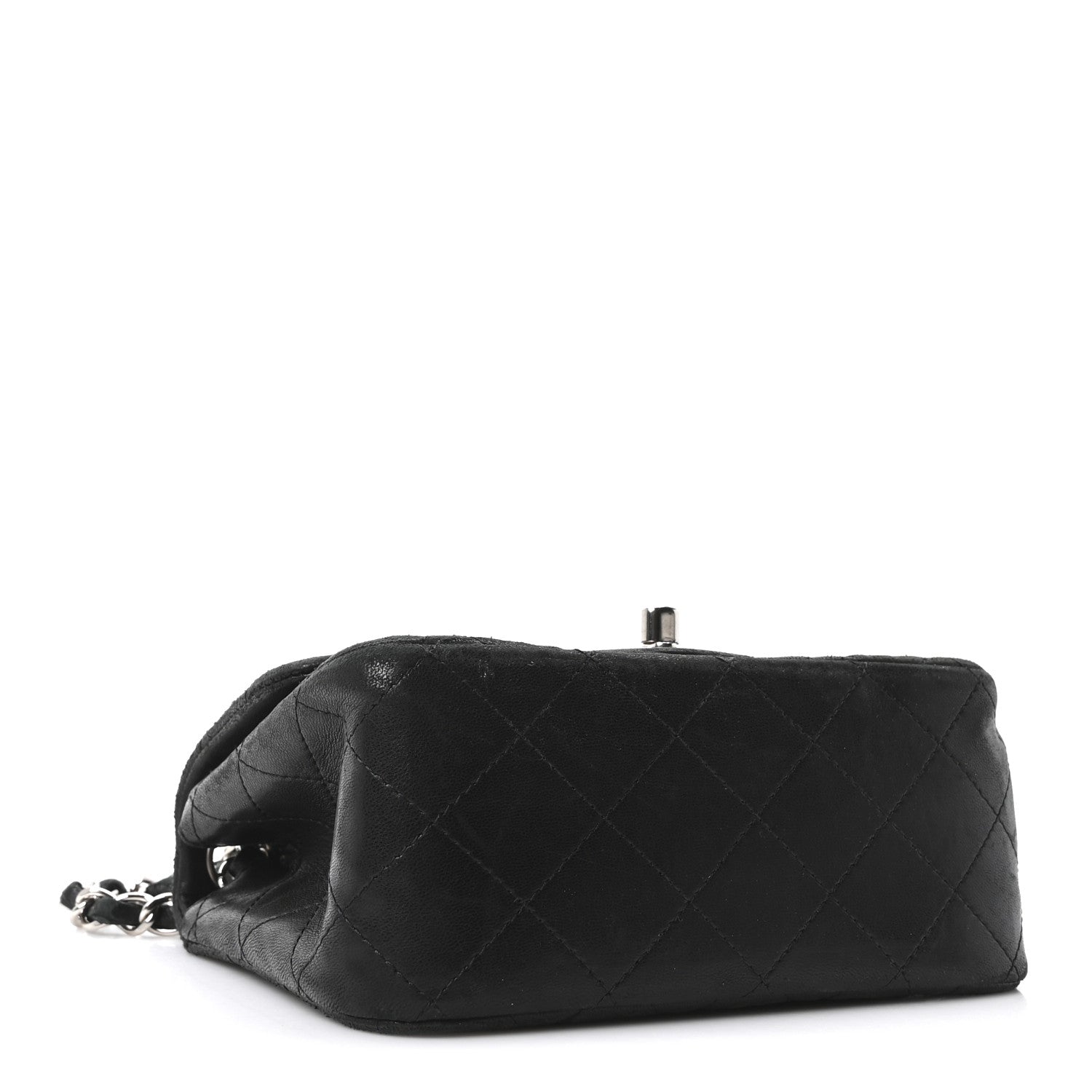 Chanel Lambskin Quilted Mini Square Flap Black 4 of 10