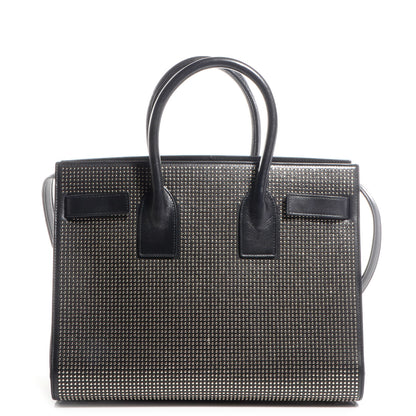 Saint Laurent Calfskin Studded Small Sac De Jour Black 1 of 8