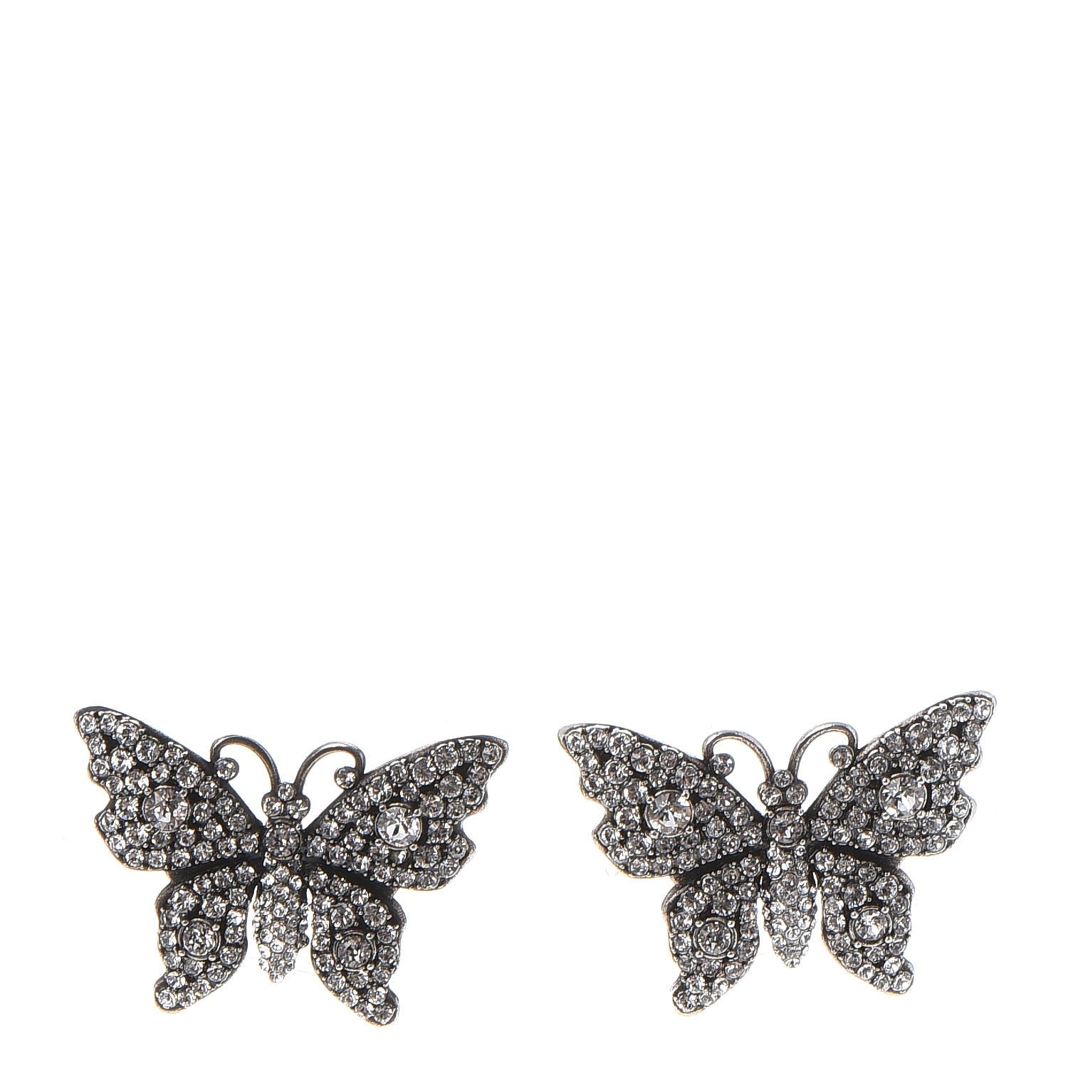 Gucci Crystal Butterfly Stud Earrings 1 of 6