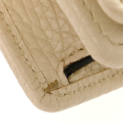 Gucci Pebbled Calfskin Soho Wallet on Chain Ivoire 10 of 12