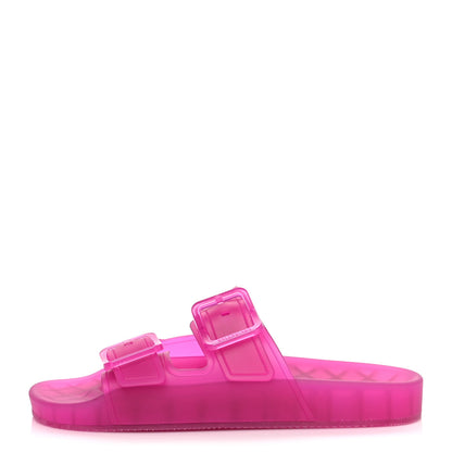 Balenciaga Technical Polyurethane Mallorca Slide Sandals 40 Pink 1 of 8