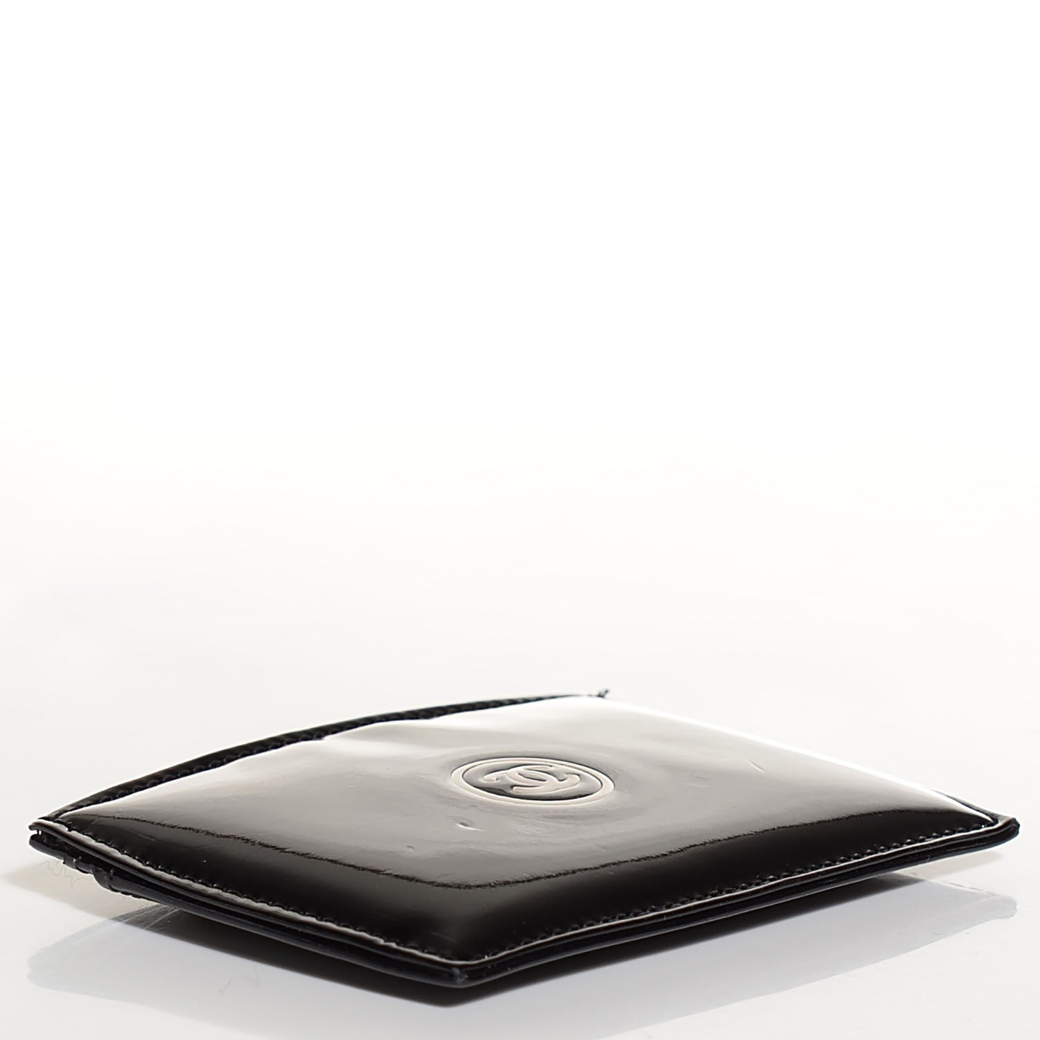 Chanel Patent CC Card Holder Black 4 of 8