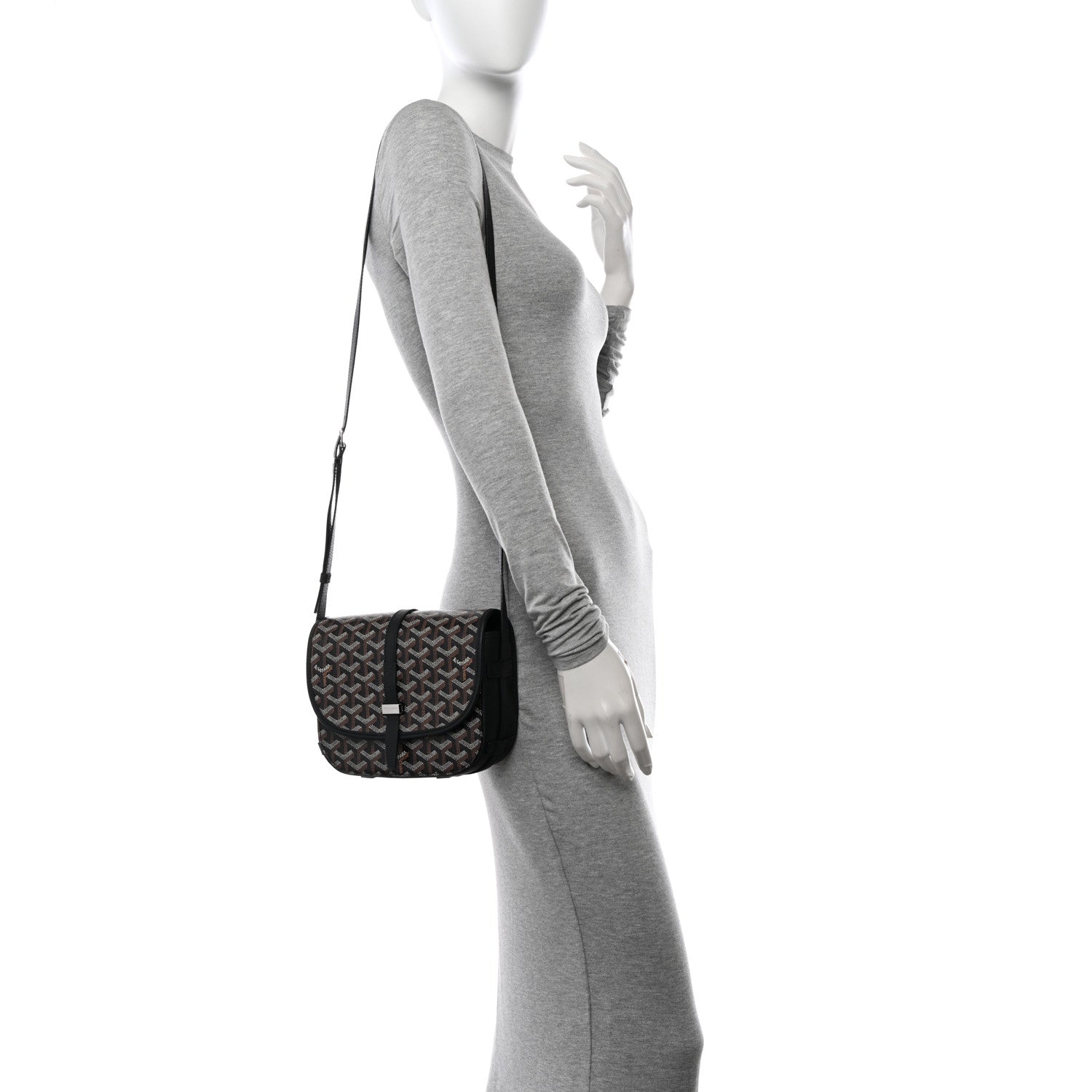 Goyard Goyardine Belvedere II PM Messenger Bag Black 2 of 9