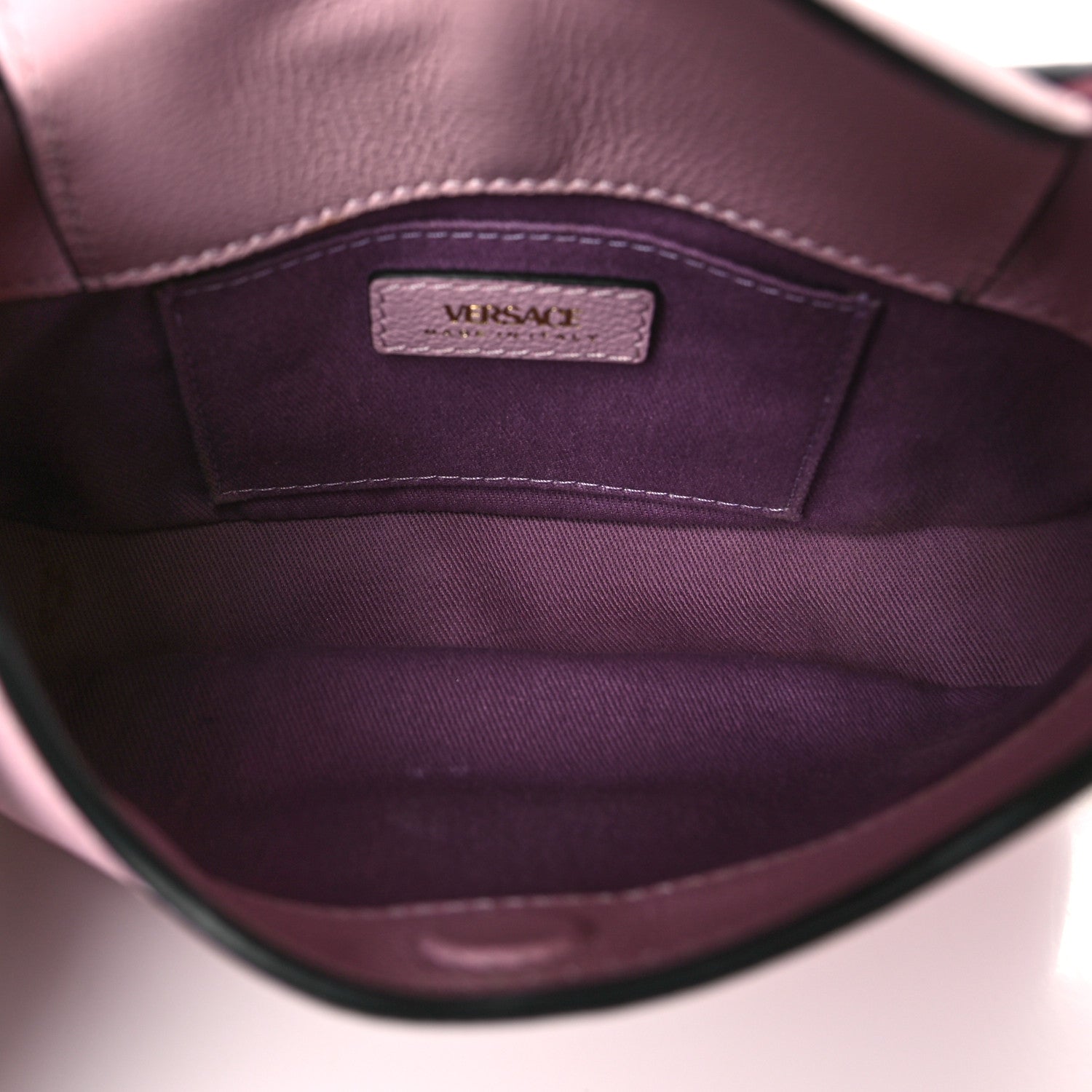 Versace Calfskin La Medusa Small Hobo Crossbody Pink 5 of 8