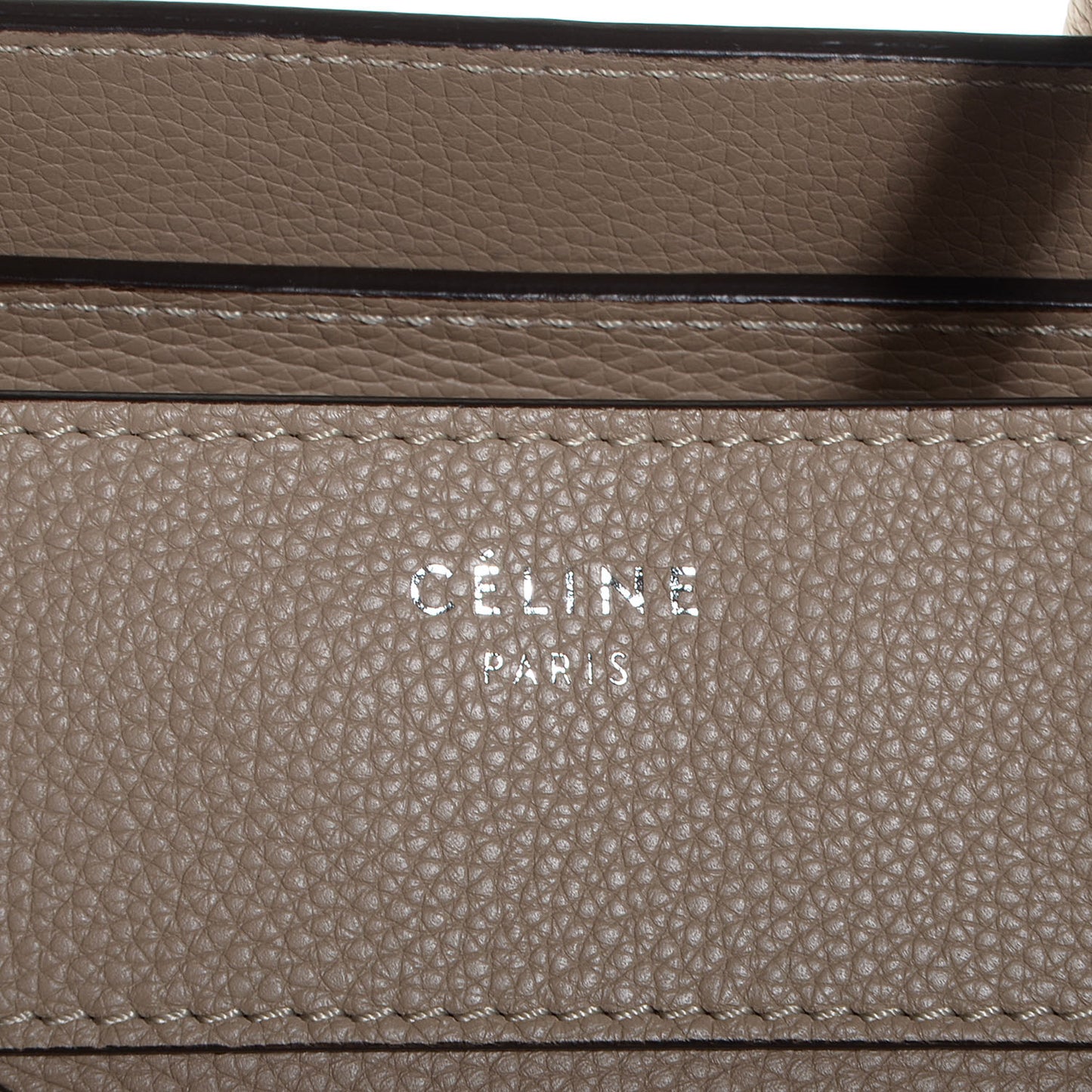 Drummed Calfskin Mini Luggage Dune