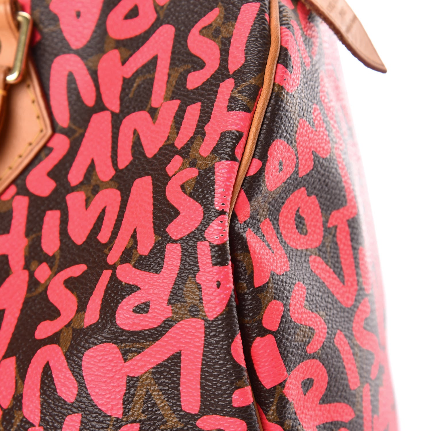 Louis Vuitton Monogram Graffiti Speedy 30 Fuchsia 8 of 15