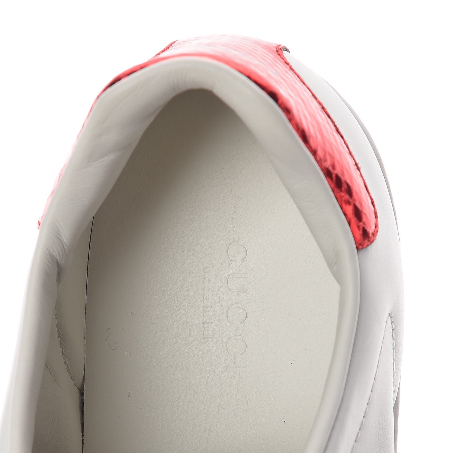 Gucci Calfskin Ayers Crystal Panther Embroidered Womens Ace Sneakers 39 White 7 of 9