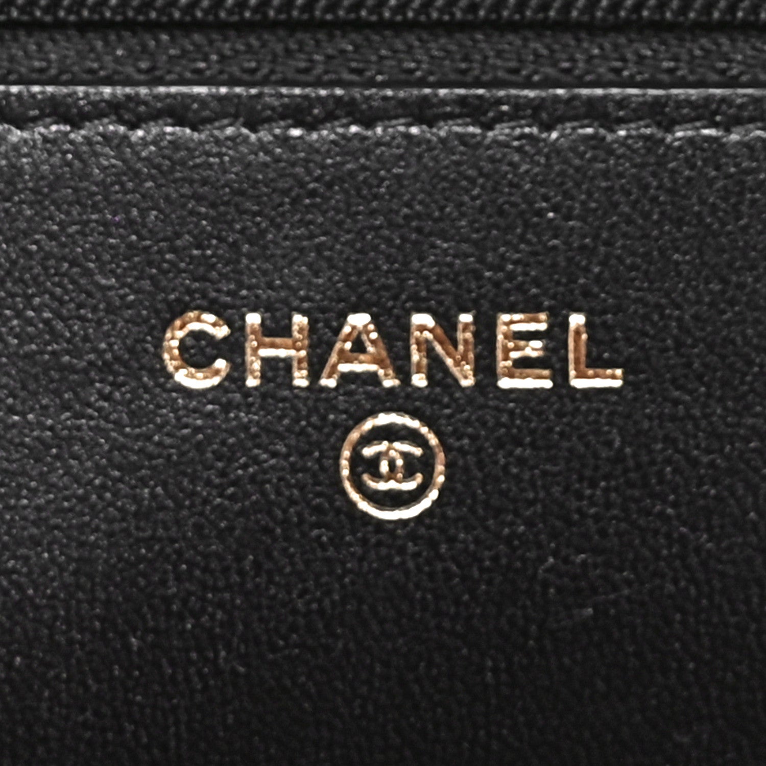 Chanel Lambskin Plexiglass Quilted Coco Love Wallet On Chain WOC Black 6 of 12