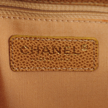 Chanel Caviar Quilted Petit Shopping Tote PST Beige 6 of 9