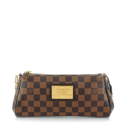 Louis Vuitton Damier Ebene Eva Clutch 1 of 8