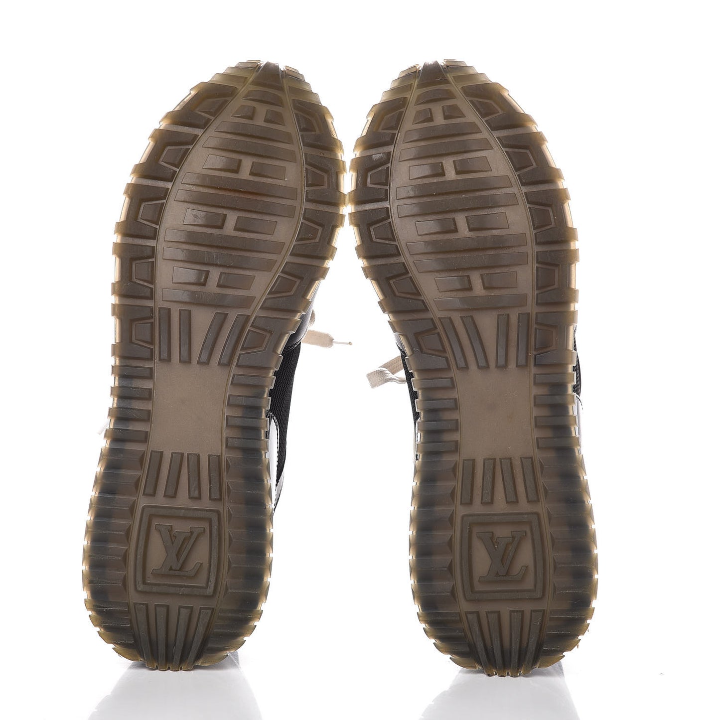 Calfskin Run Away Sneakers 37.5 Black