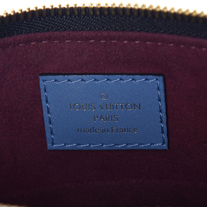 Louis Vuitton Monogram Beaubourg Hobo Mini Bordeaux Red Peach Safran Blue Jean Blue 7 of 10