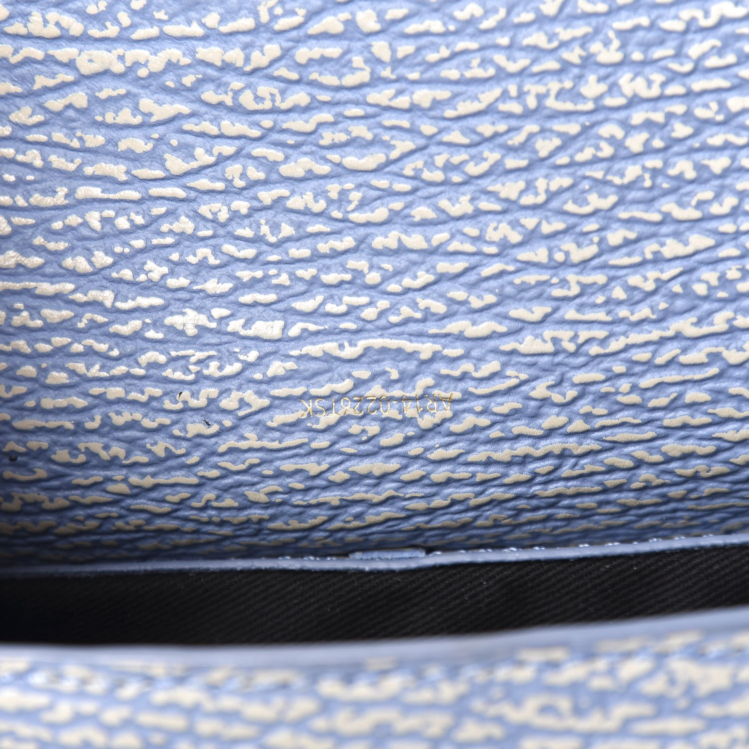 3.1 Phillip Lim 3.1 Textured Calfskin Mini Pashli Satchel Blue Ivory 9 of 10