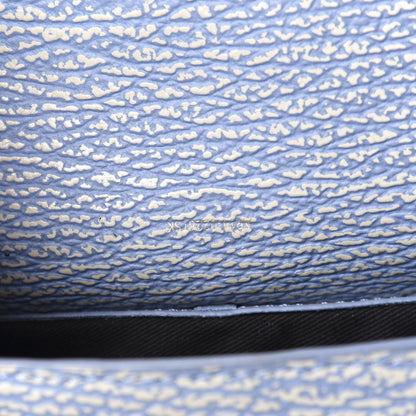 3.1 Phillip Lim 3.1 Textured Calfskin Mini Pashli Satchel Blue Ivory 9 of 10