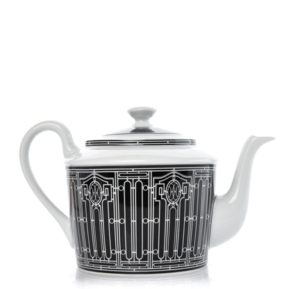 Hermes Porcelain H Deco Coffee/Tea Pot 1 of 6