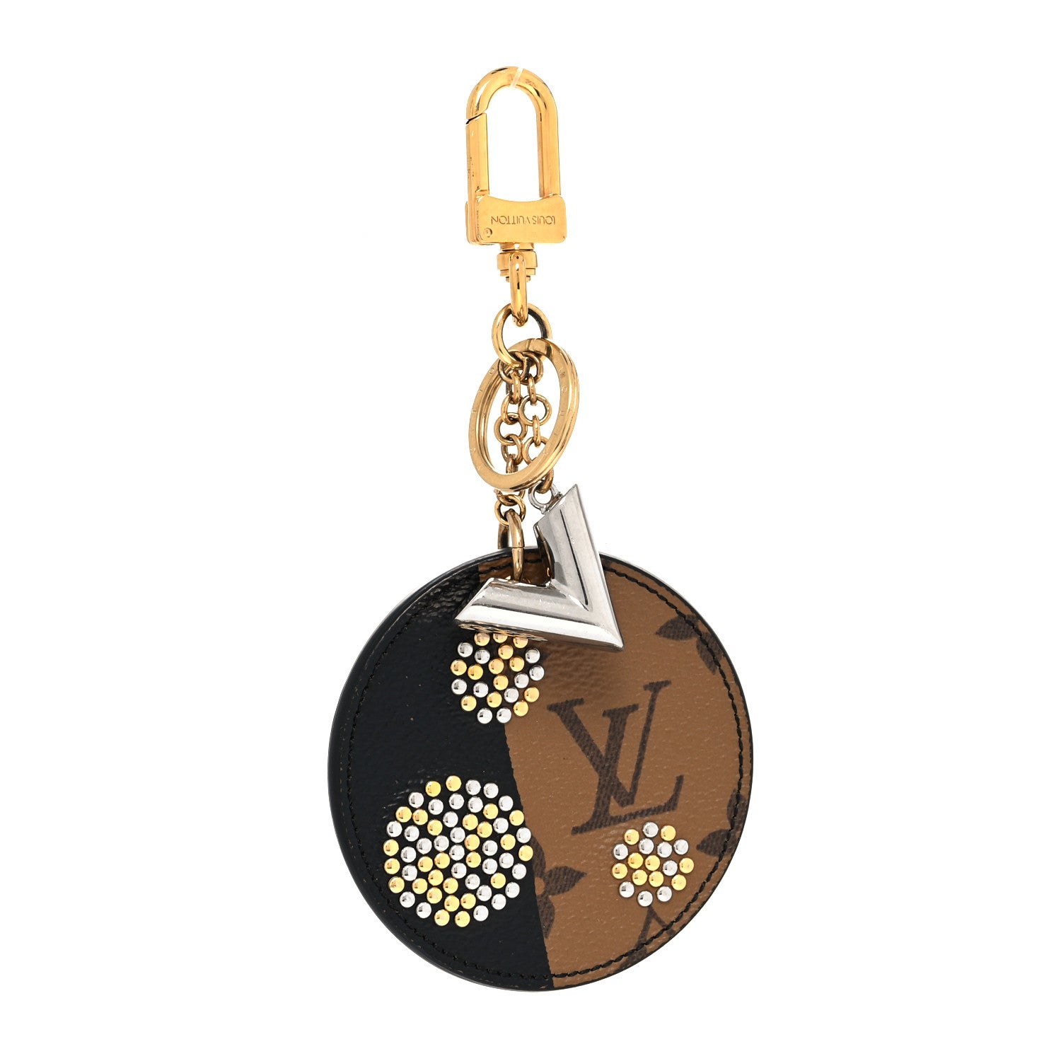 Louis Vuitton Reverse Monogram Night Lights Bag Charm Key Ring 1 of 4