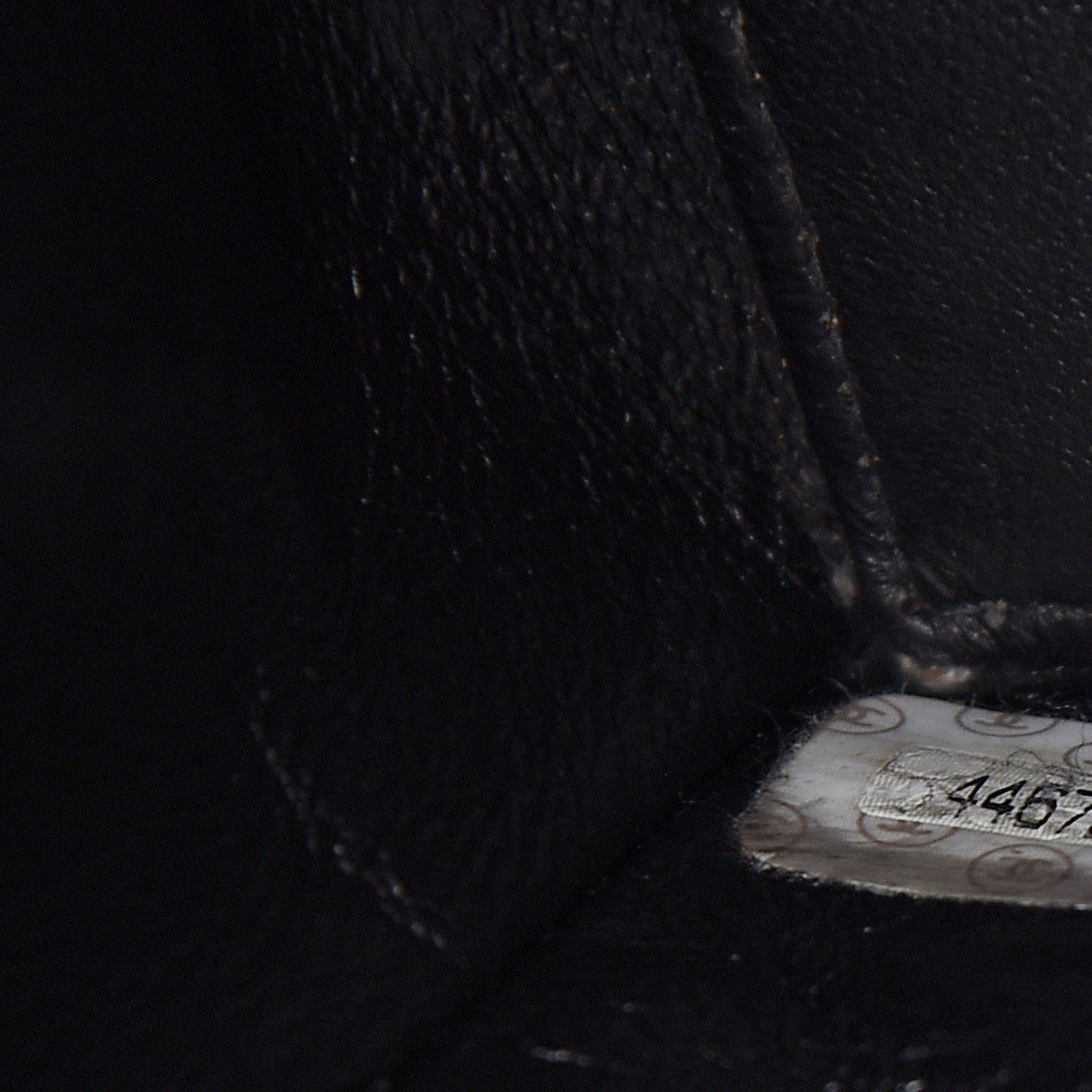 Lambskin Quilted Grand Shopping Tote GST Black