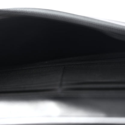 Chanel Calfskin Painted Chevron Embossed Boy Wallet On Chain WOC Black 5 of 16