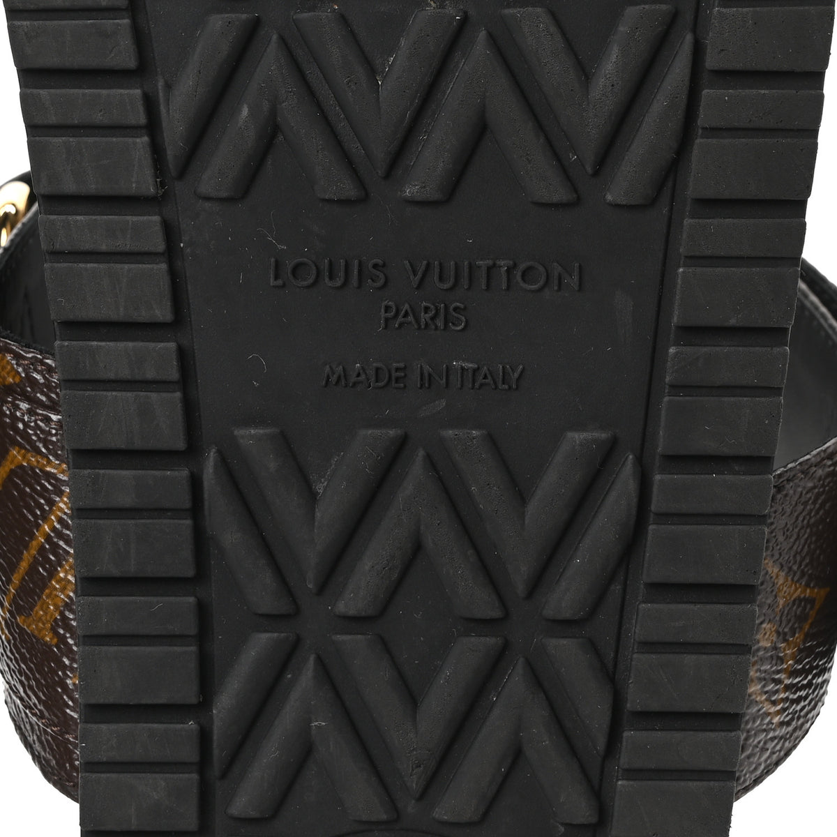 Monogram Bom Dia Mule Sandals 39 Black
