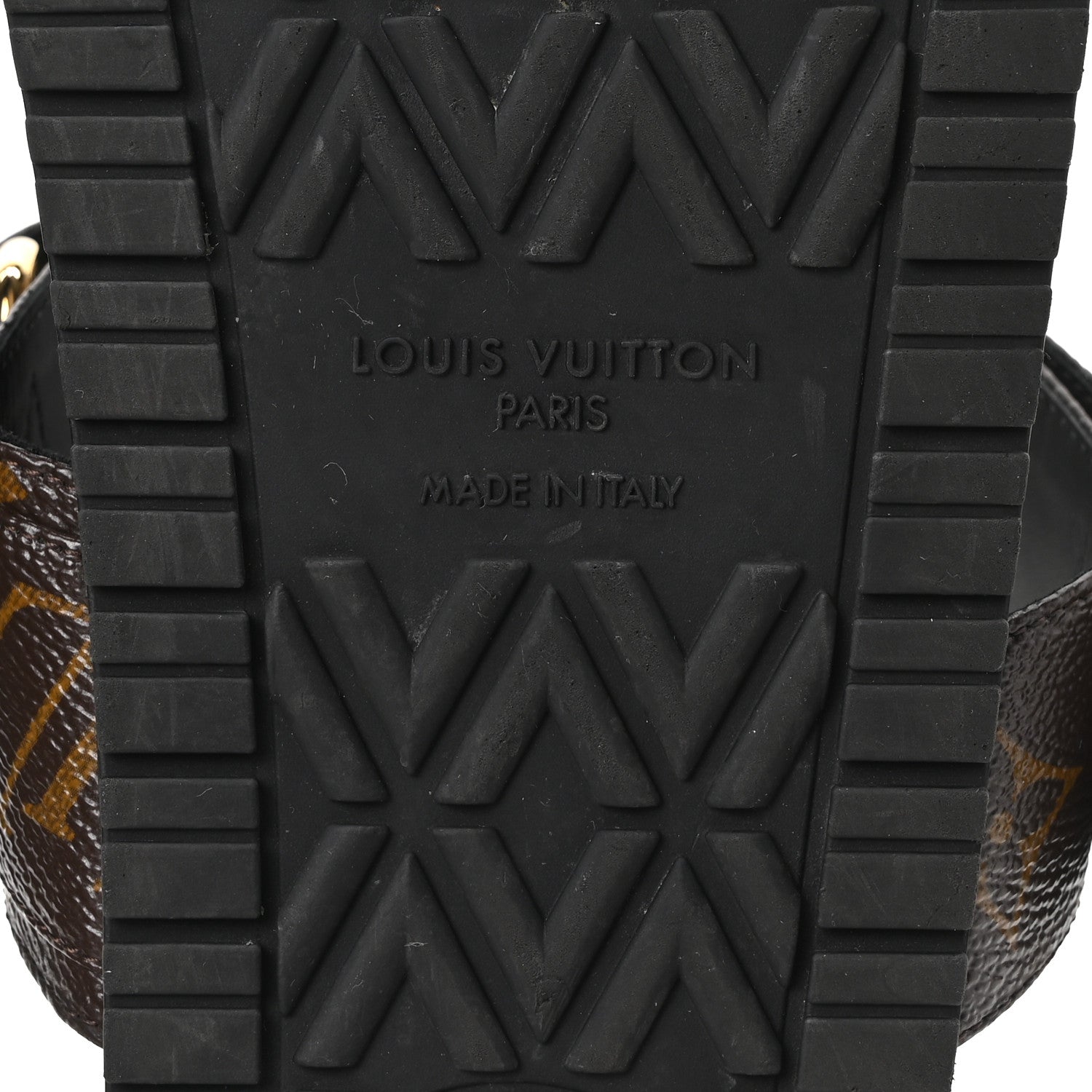 Louis Vuitton Monogram Bom Dia Mule Sandals 39 Black 7 of 10