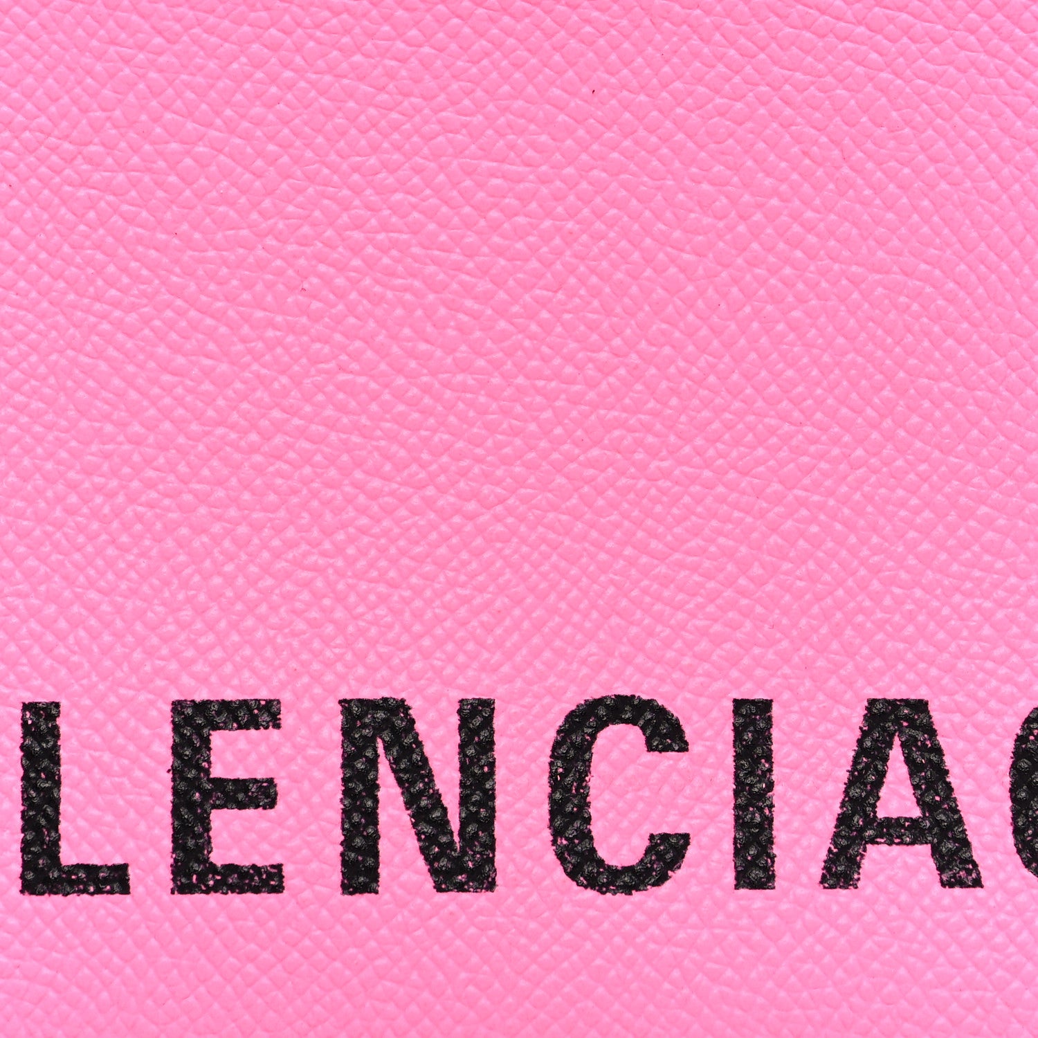 Balenciaga Grained Calfskin Logo XS Ville Camera Bag Acid Pink Black 7 of 9