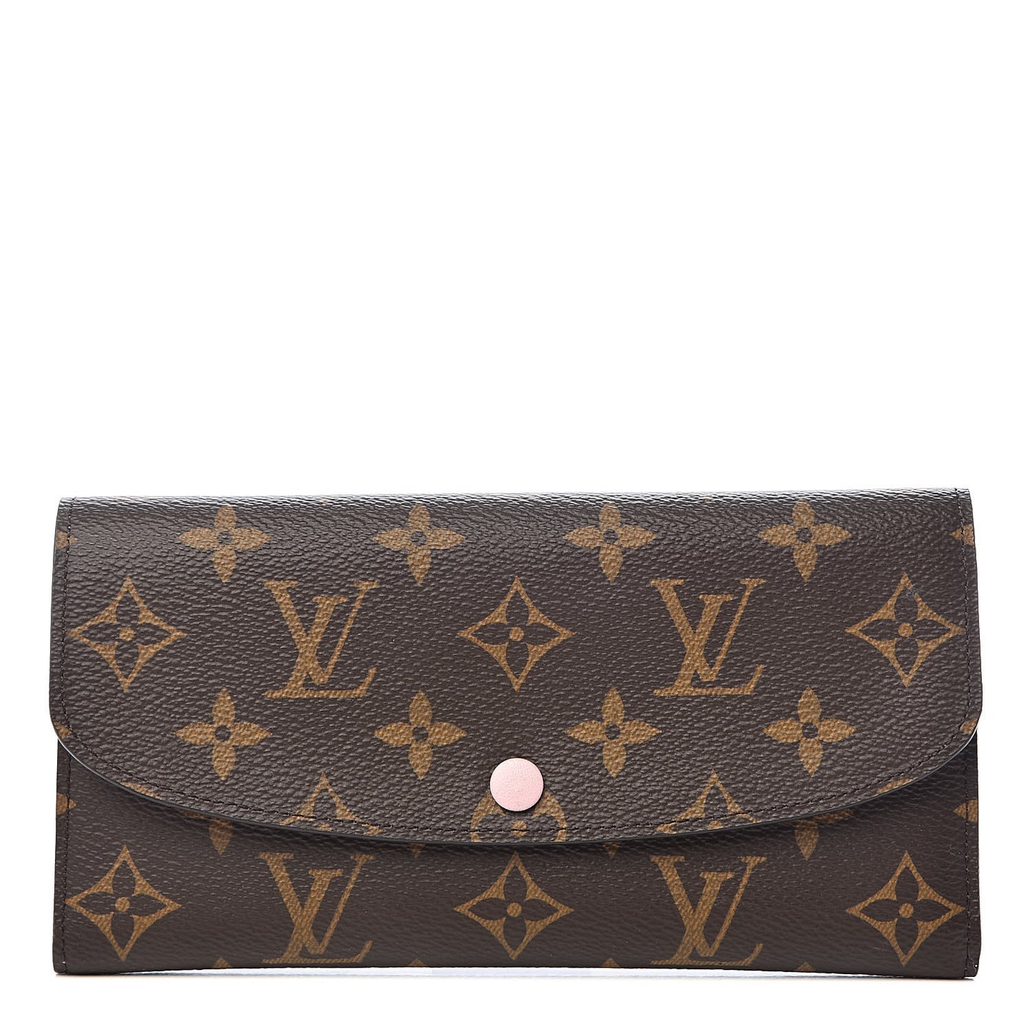 Monogram Emilie Wallet Rose Ballerine