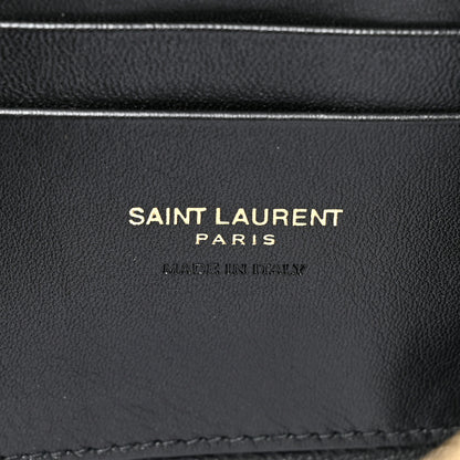 Saint Laurent Suede Matelasse Monogram Mini Lou Camera Bag Black 6 of 10