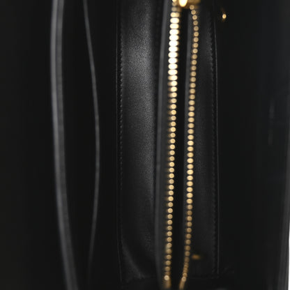 Celine Satinated Calfskin Mini 16 Top Handle Bag Black 5 of 12