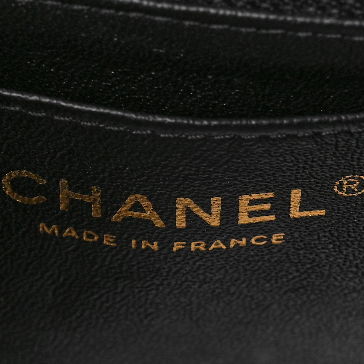 Lambskin Quilted Mini Rectangular Flap Black