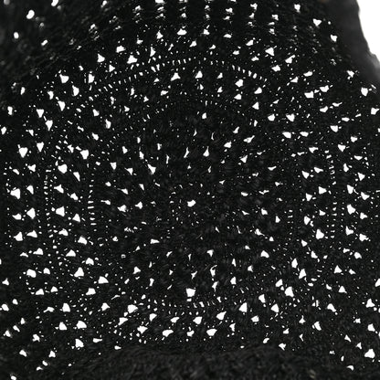 Saint Laurent Raffia Calfskin Medium Panier Tote Black 5 of 10