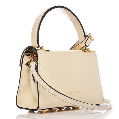 Valentino Garavani Vitello Mini My Rockstud Frame Bag Light Ivory 4 of 9
