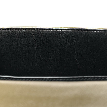 Saint Laurent Grain de Poudre Mini Classic Monogram Cassandra Top Handle Olive 10 of 10