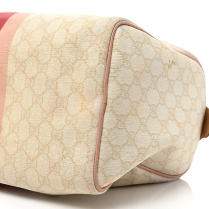 Gucci GG Plus Monogram Web Stripe Medium Joy Boston Pink 6 of 14
