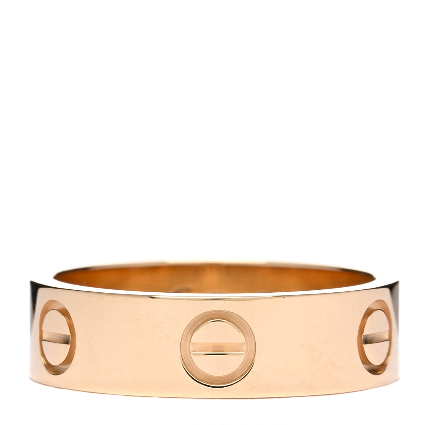 18K Yellow Gold 5.5mm LOVE Ring 54 6.75