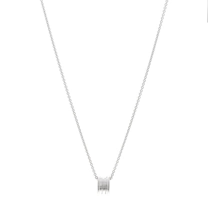 Bulgari 18K White Gold B.Zero1 Pendant Necklace 1 of 4