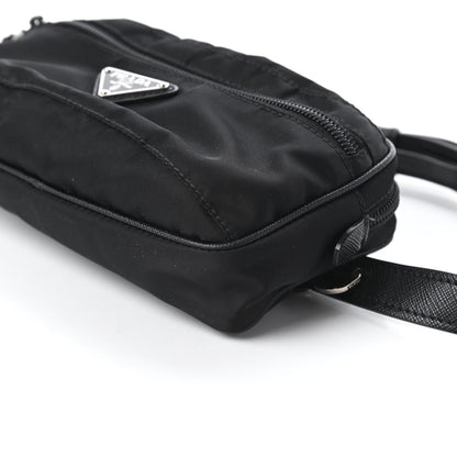 Prada Tessuto Nylon Saffiano Belt Bag Black 7 of 10